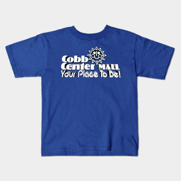 Cobb Center Mall 3D - '80s Mall in Marietta, GA Kids T-Shirt by RetroZest